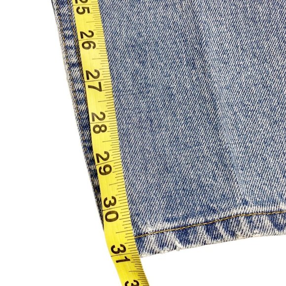 Vintage Levi’s 512 Slim Fit Tapered 31 x32 1994 High Rise Light Wash Women Jeans - Picture 7 of 10